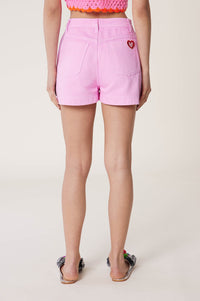 Short en denim Lover - Rose