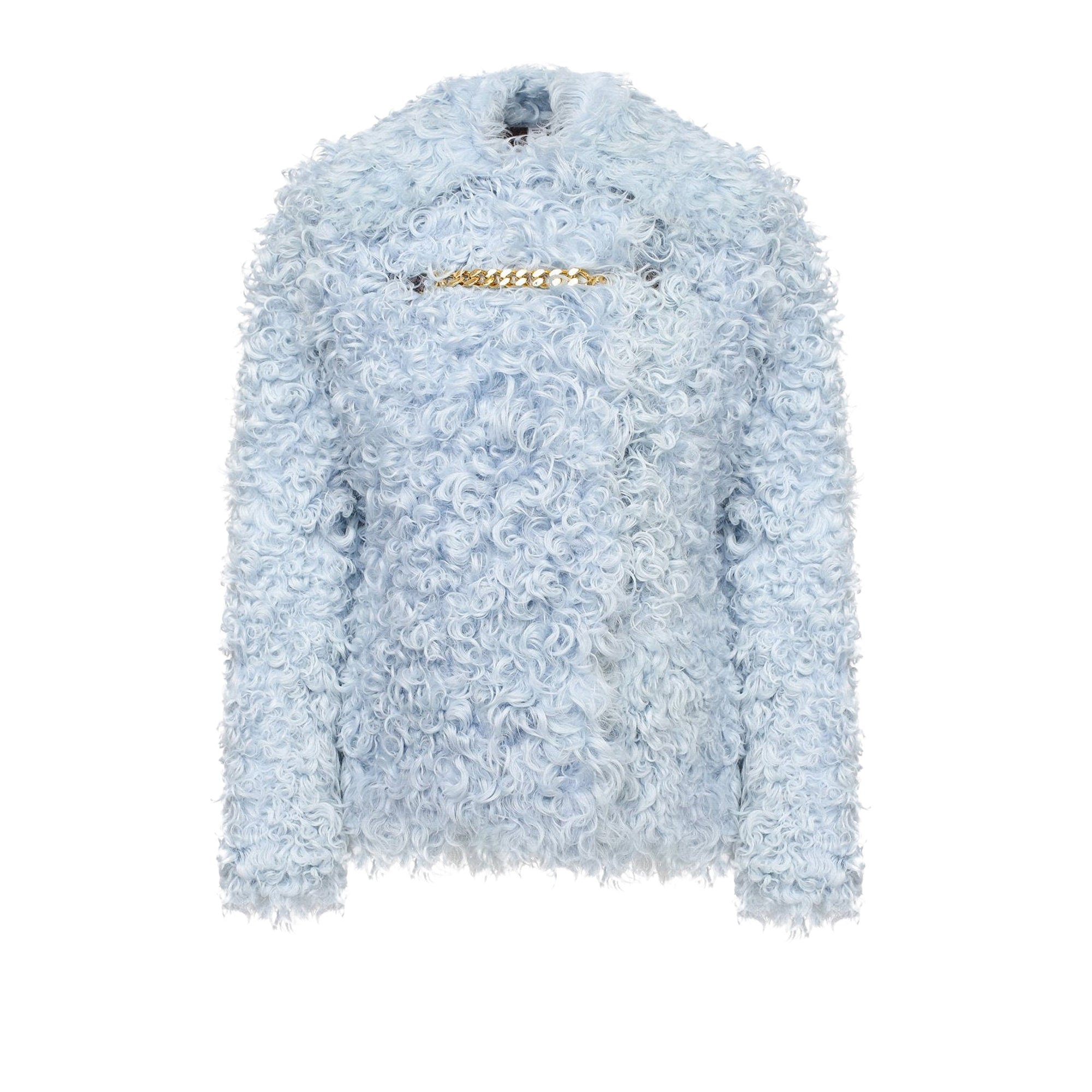 Veste en shearling avec chaîne - Pale Blue