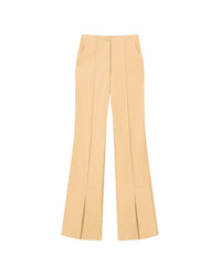 Pantalon Evi en cuir - Almond