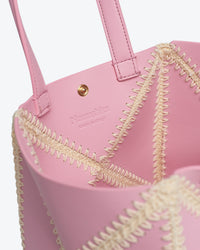 Sac The Origami en patchwork - Pink & Creme