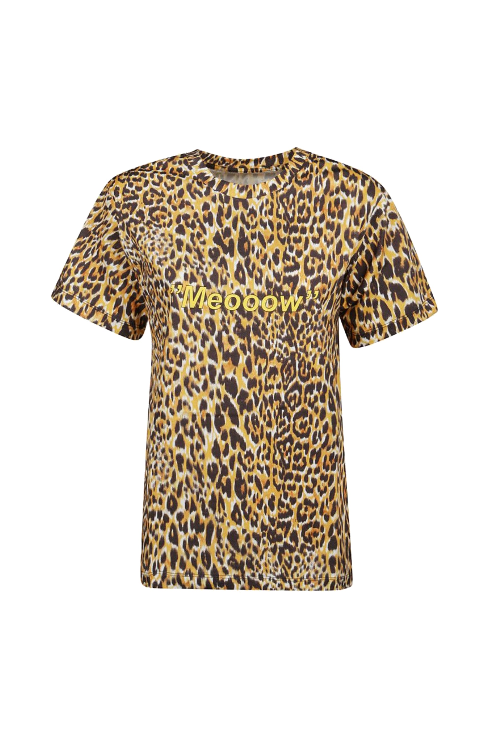 T-shirt à imprimé léopard - Meooow