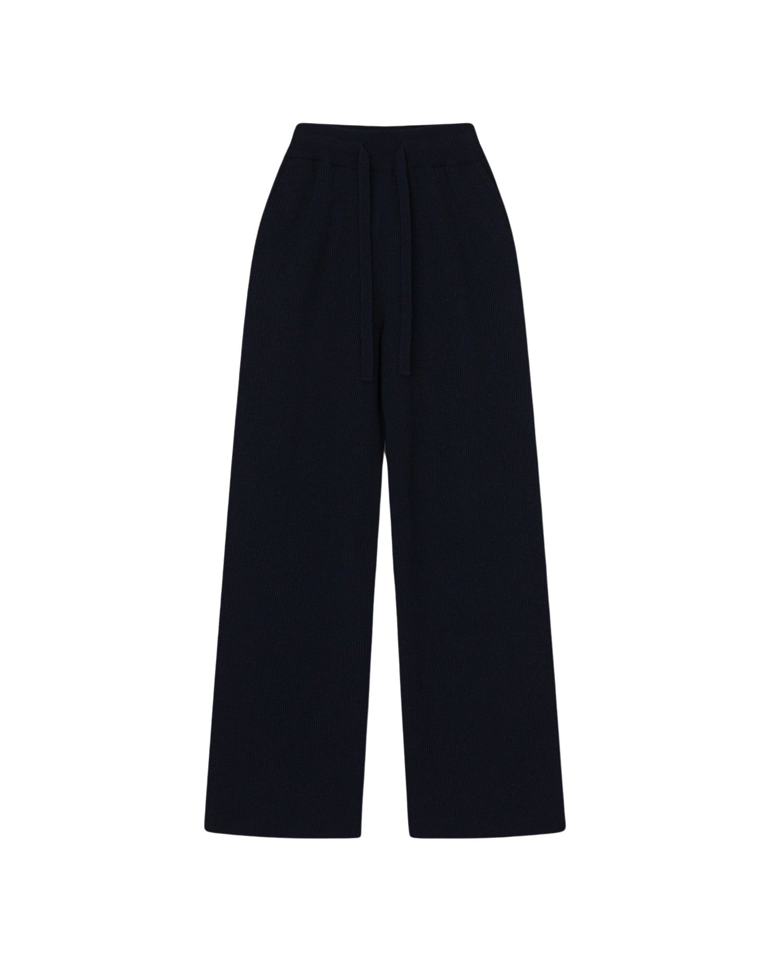 Pantalon droit Oni en laine - Navy