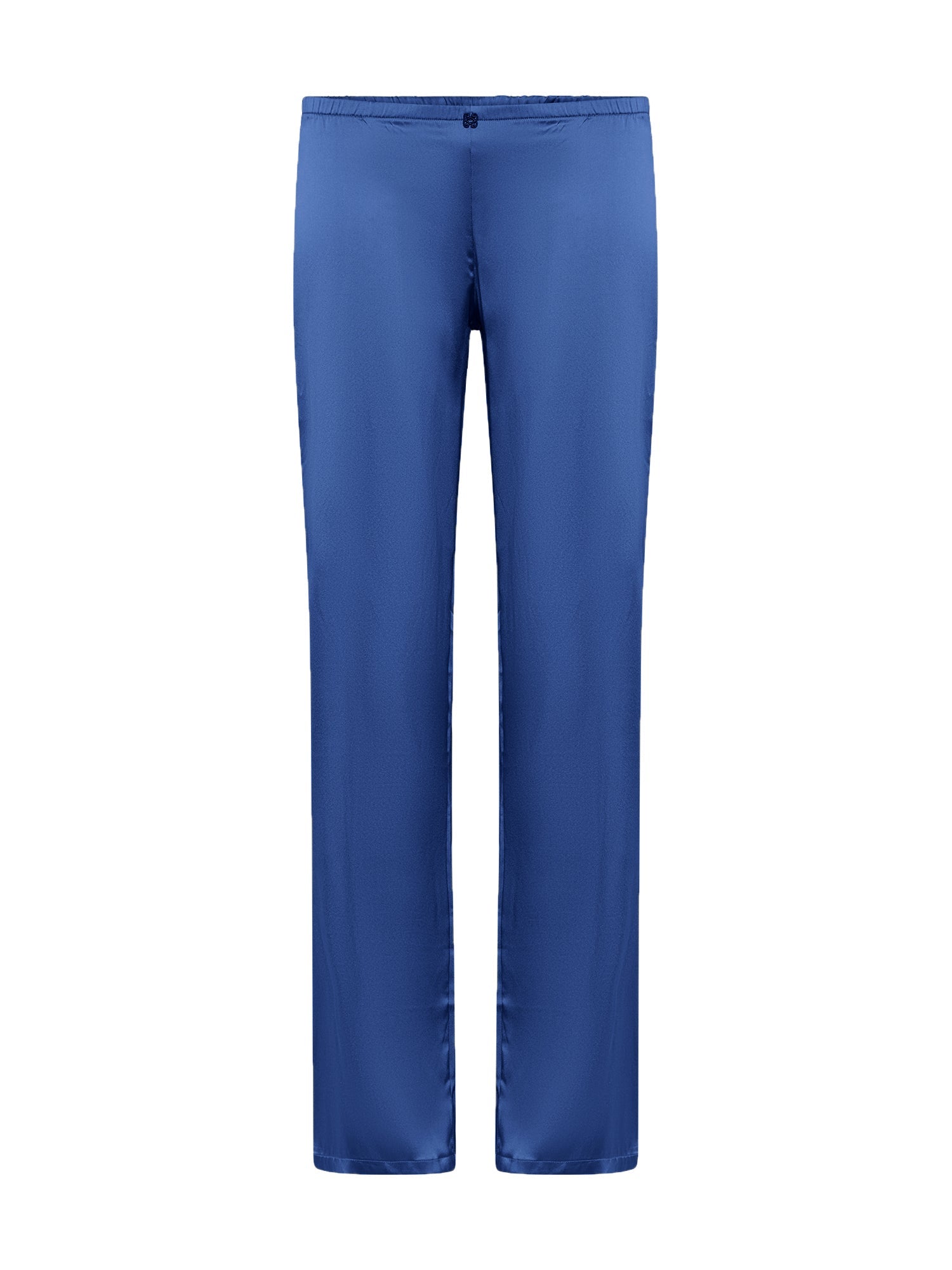 Pantalon Les intemporels en soie - Océan
