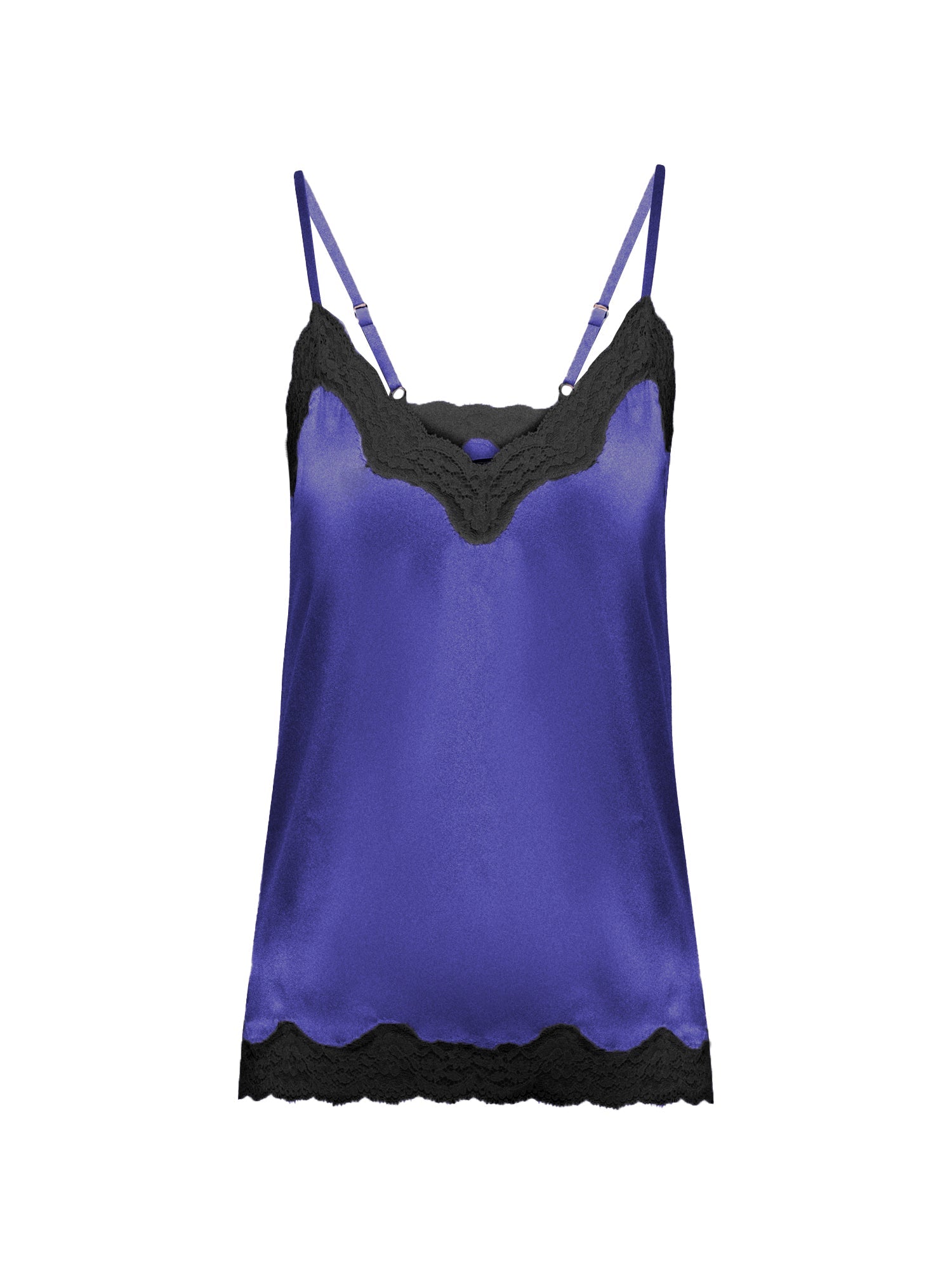 Caraco Les intemporels en soie - Purple & Noir