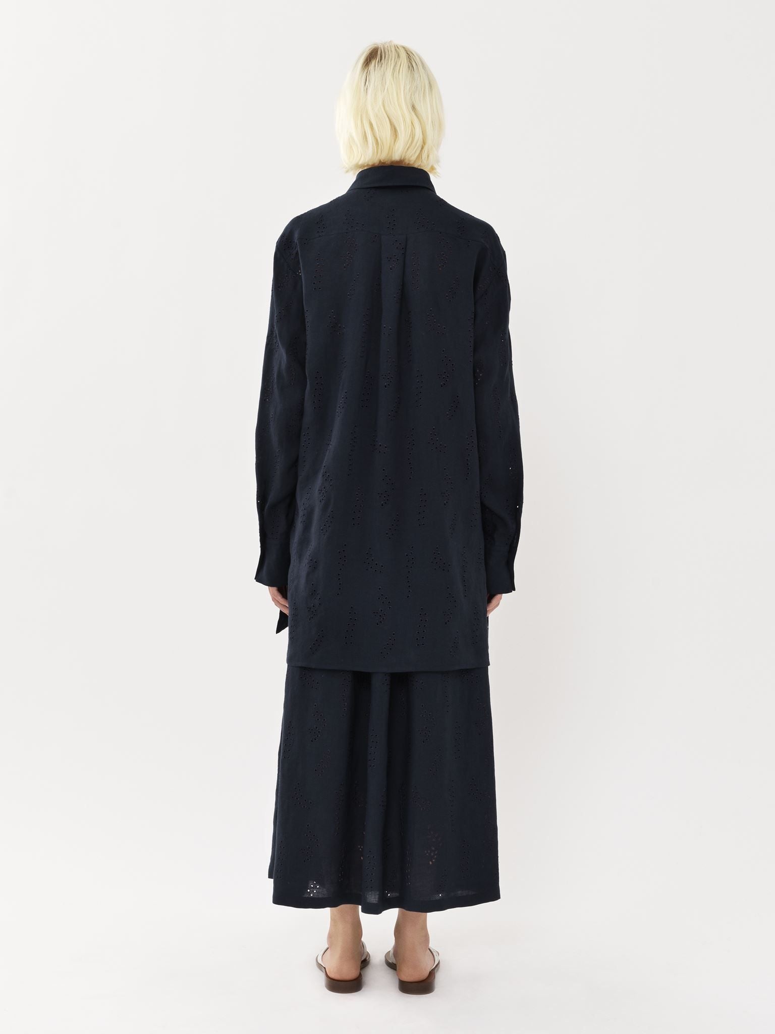 Chemise longue Patricia Chloé x Eres en lin - Summer Night