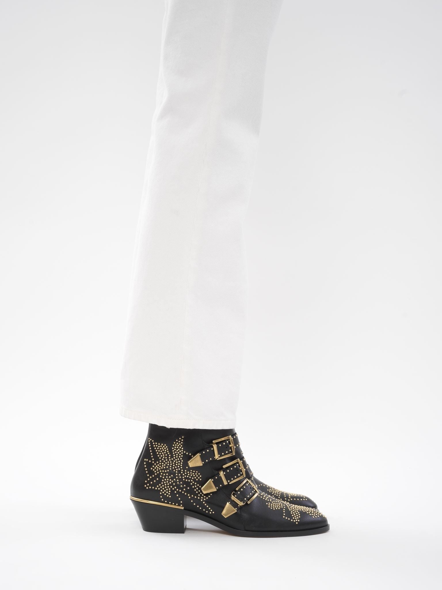 Bottines Susanna en cuir - Black Gold