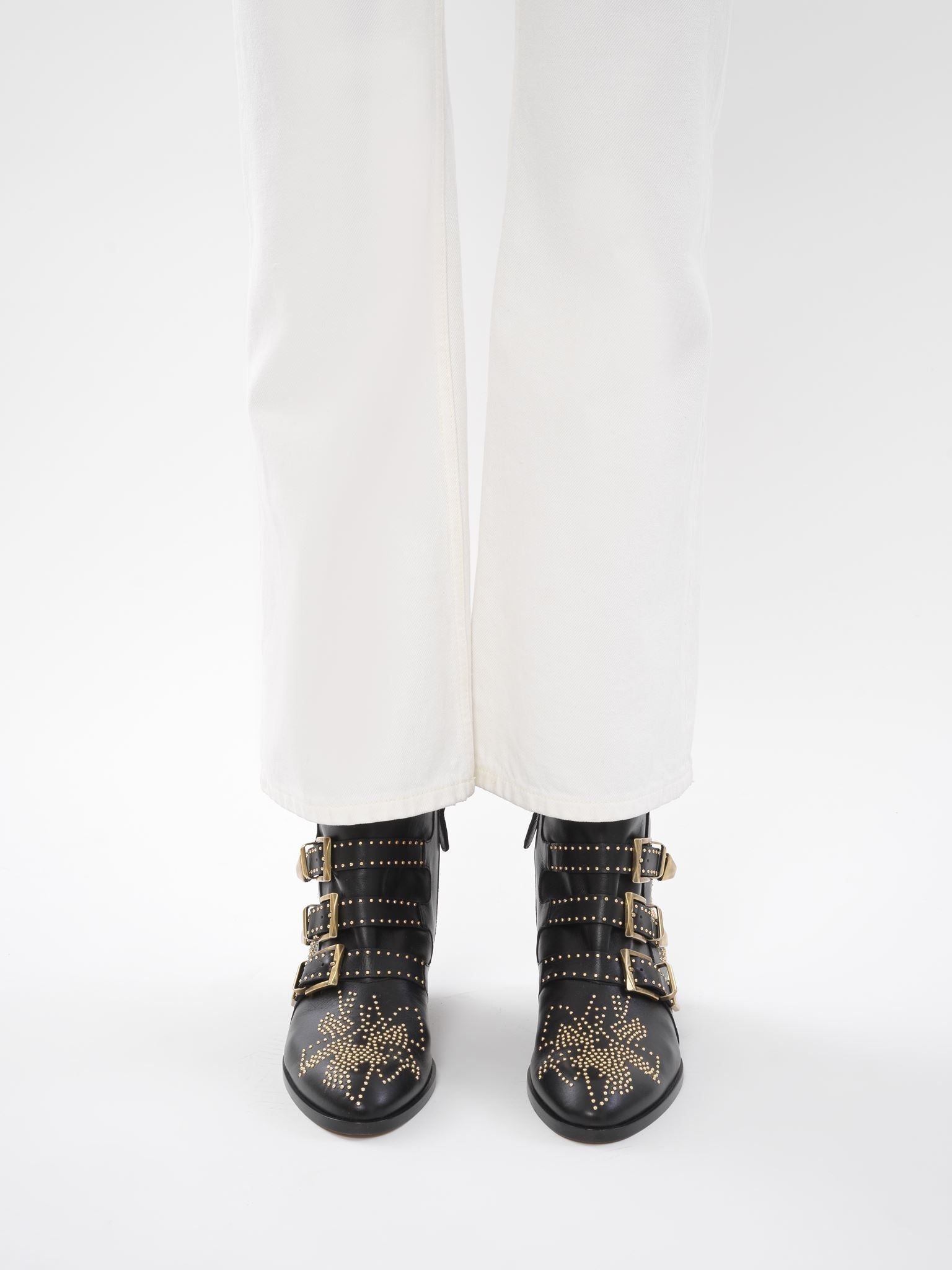 Bottines Susanna en cuir - Black Gold