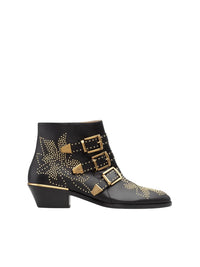 Bottines Susanna en cuir - Black Gold