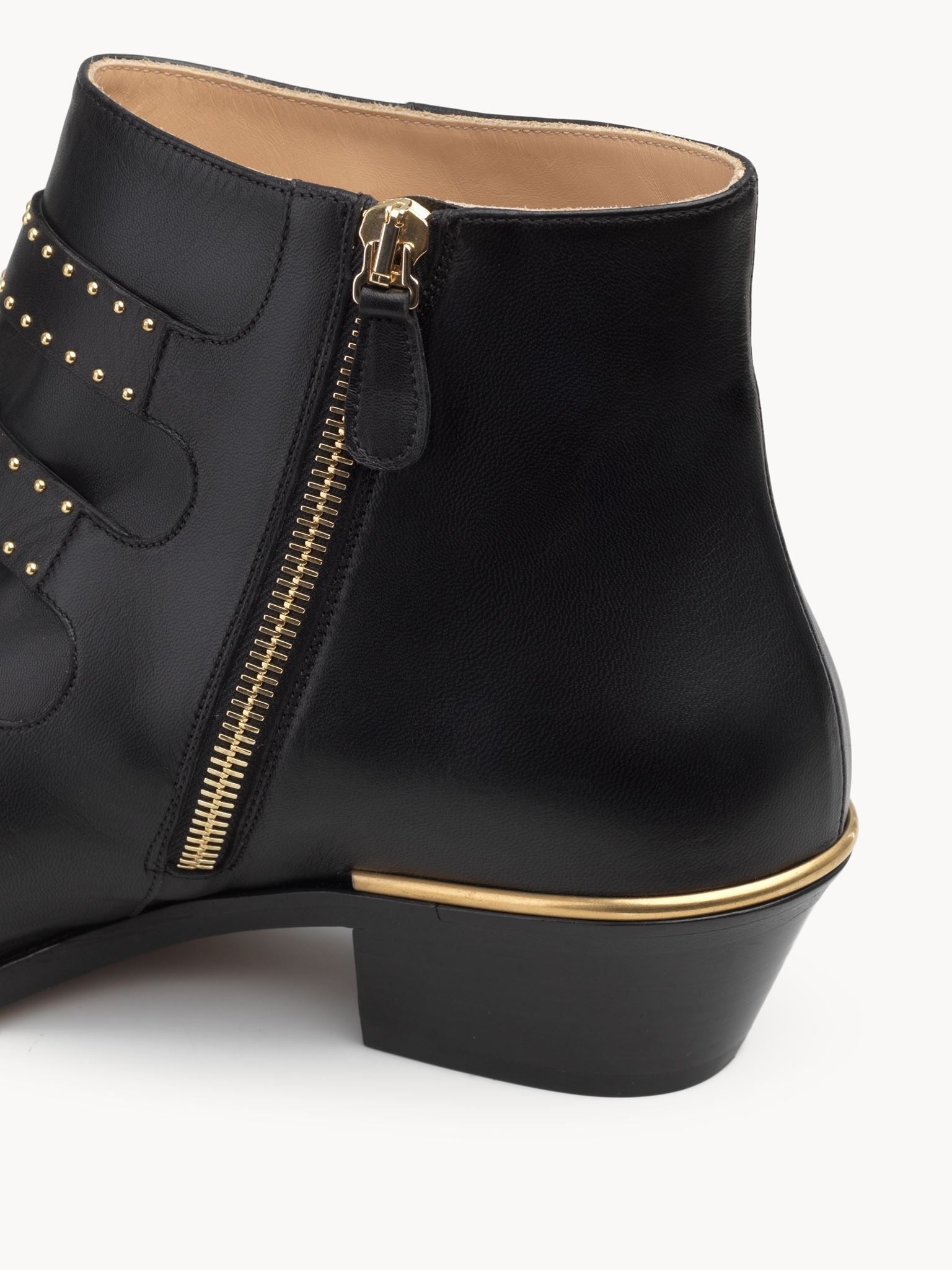 Bottines Susanna en cuir - Black Gold