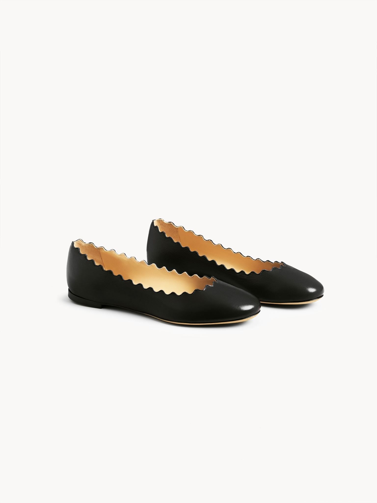 Ballerines Lauren en cuir - Black Intense