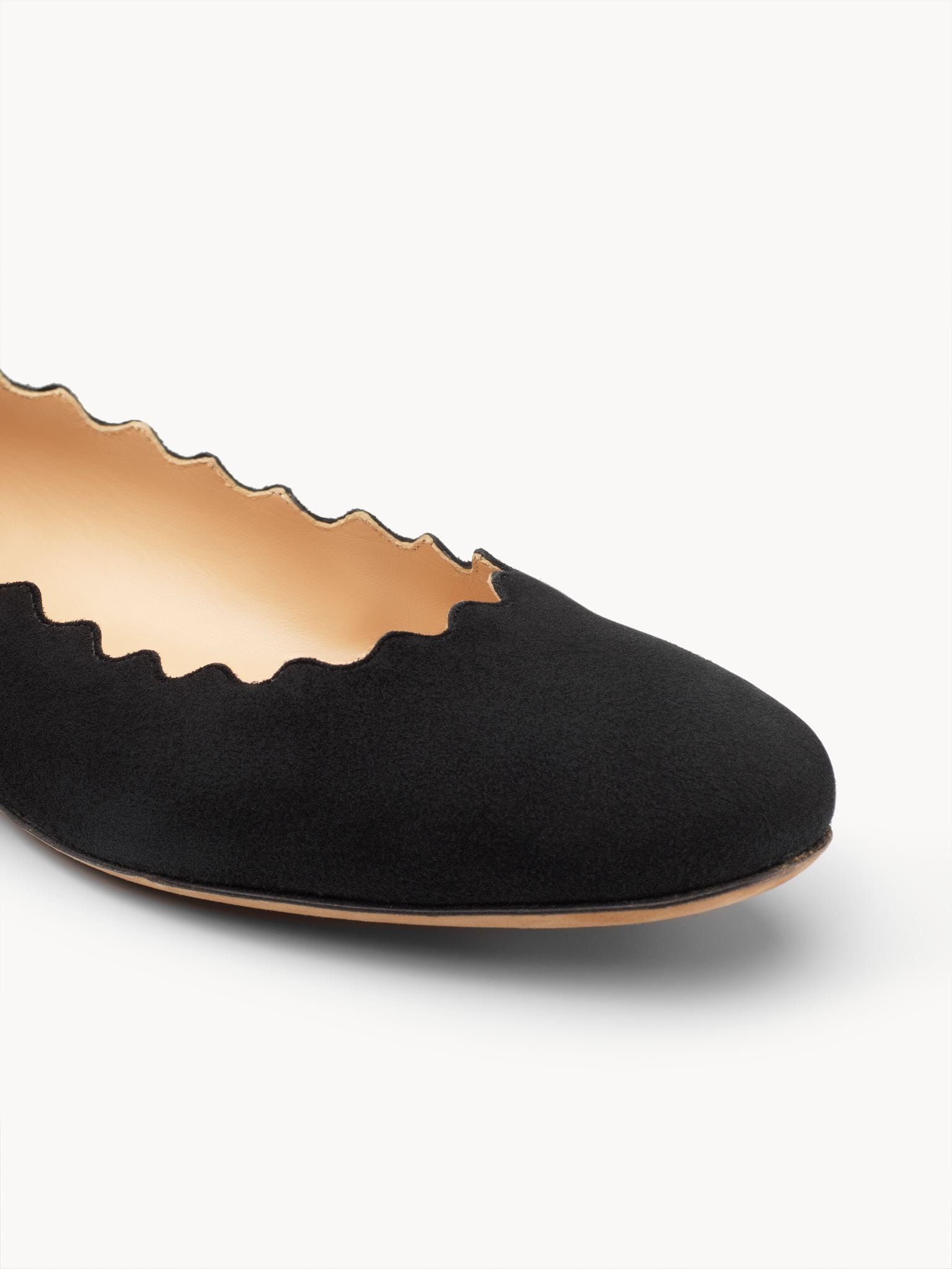 Ballerines Lauren en cuir - Black & Velours
