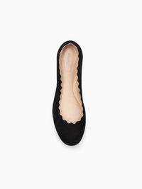 Ballerines Lauren en cuir - Black & Velours