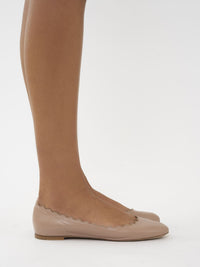 Ballerines Lauren en cuir - Pink Tea