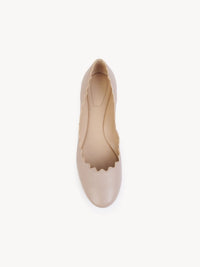 Ballerines Lauren en cuir - Pink Tea