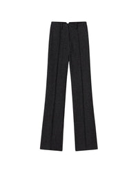 Pantalon droit Juliet en laine - Grey & Black