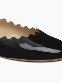 Ballerines Lauren en cuir - Black Intense & Vernis