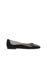 Ballerines Lauren en cuir - Black Intense & Vernis