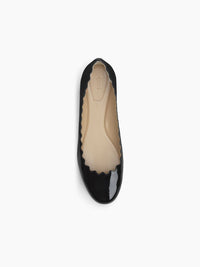 Ballerines Lauren en cuir - Black Intense & Vernis