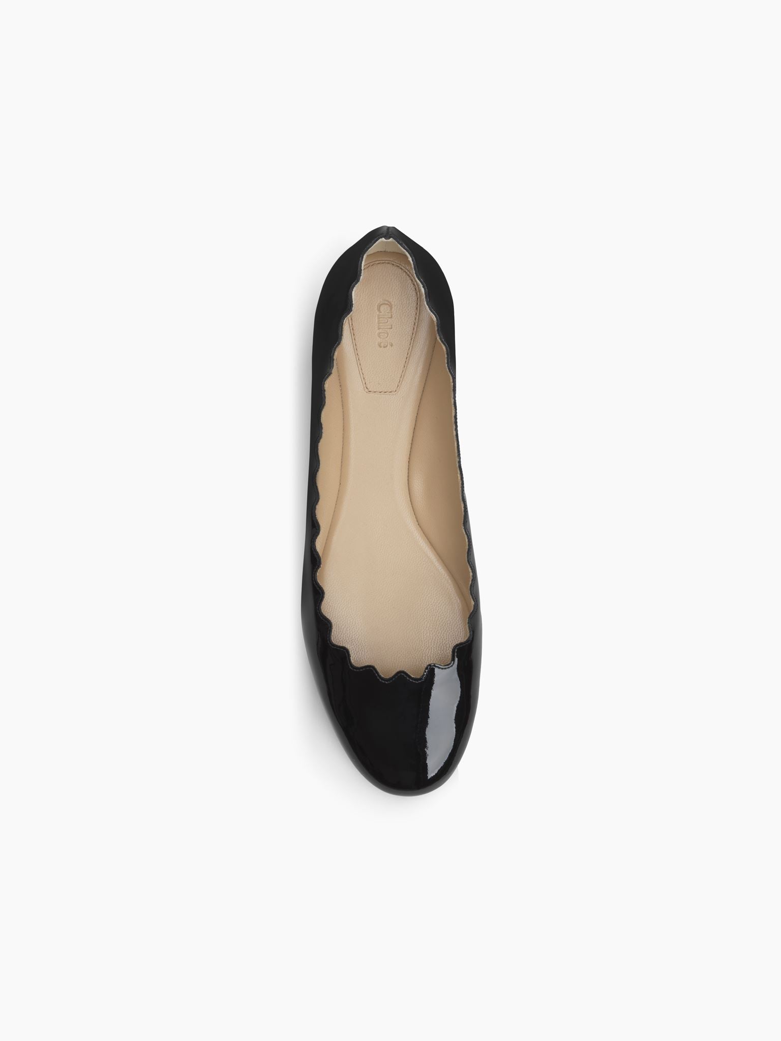 Ballerines Lauren en cuir - Black Intense & Vernis