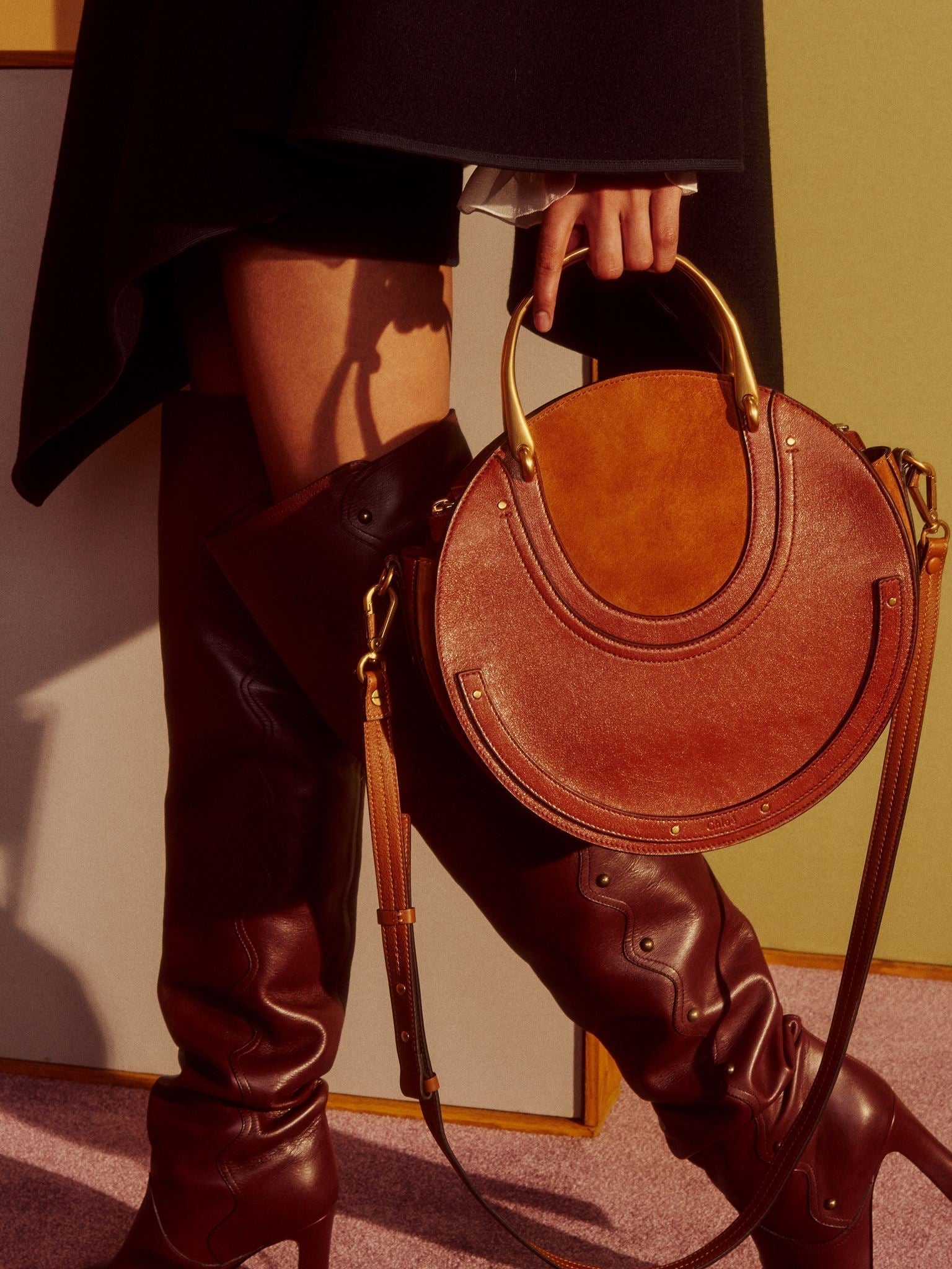 Bottes Qaylee en cuir - Deep Purple