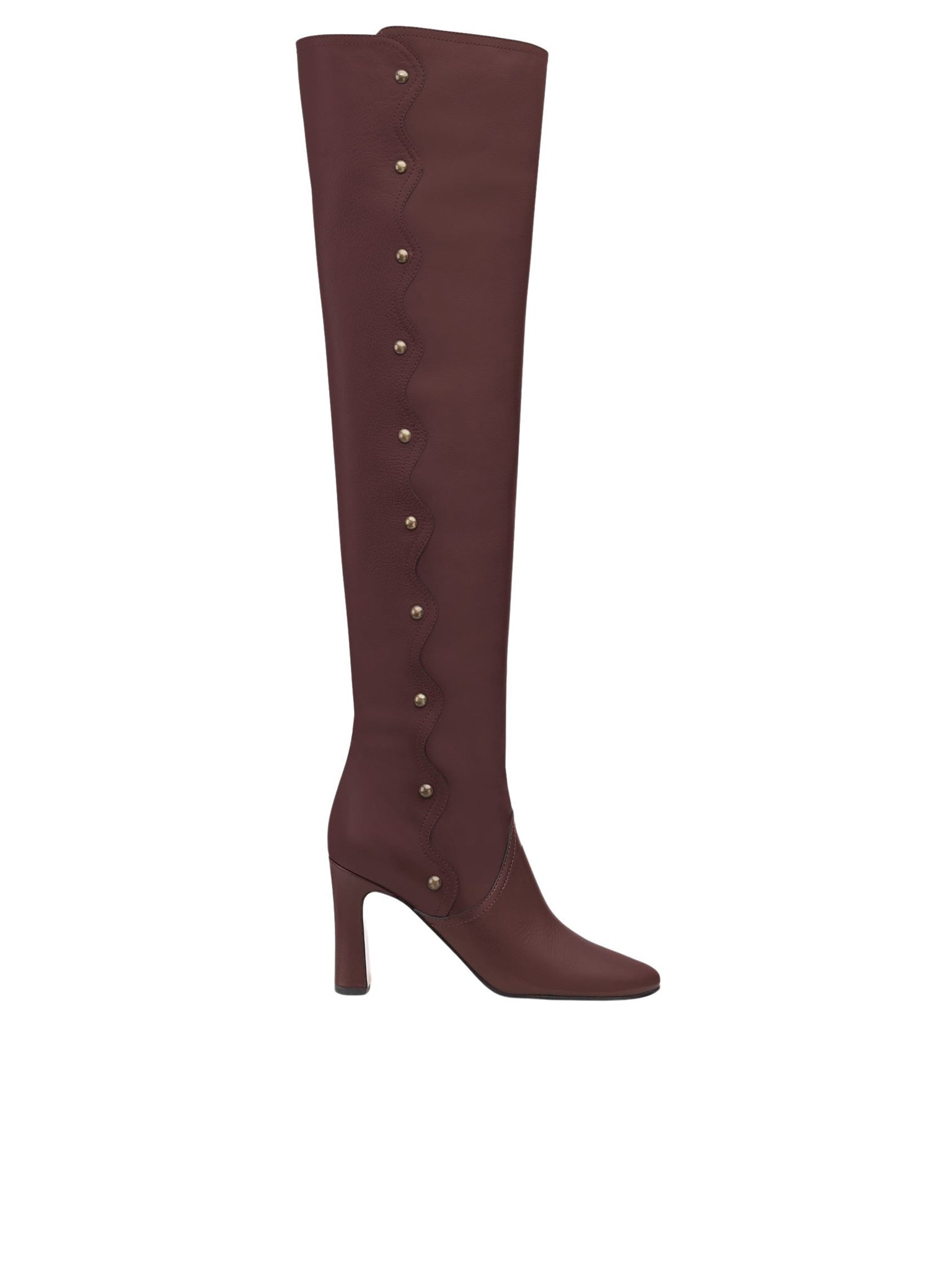 Bottes Qaylee en cuir - Deep Purple