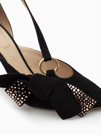 Escarpins Queenie en cuir - Black