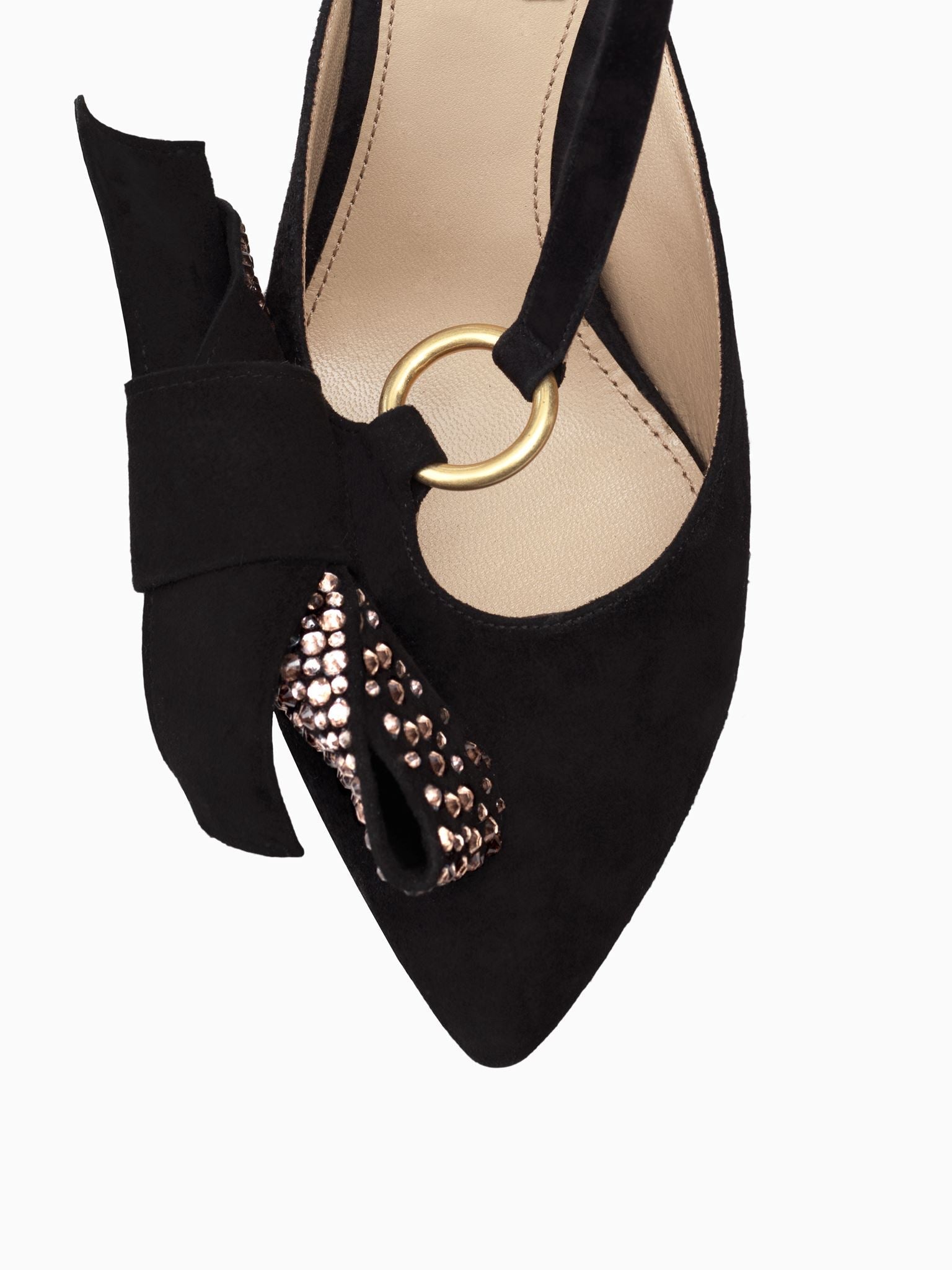 Escarpins Queenie en cuir - Black