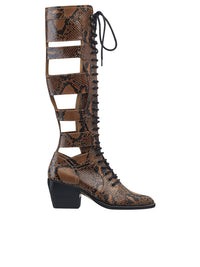 Bottes Rylee en cuir - Bronzage Léger
