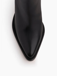 Bottes courtes Rylee en cuir - Black