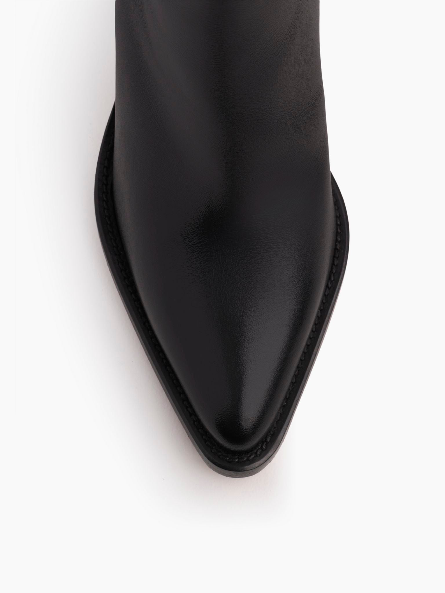 Bottes courtes Rylee en cuir - Black