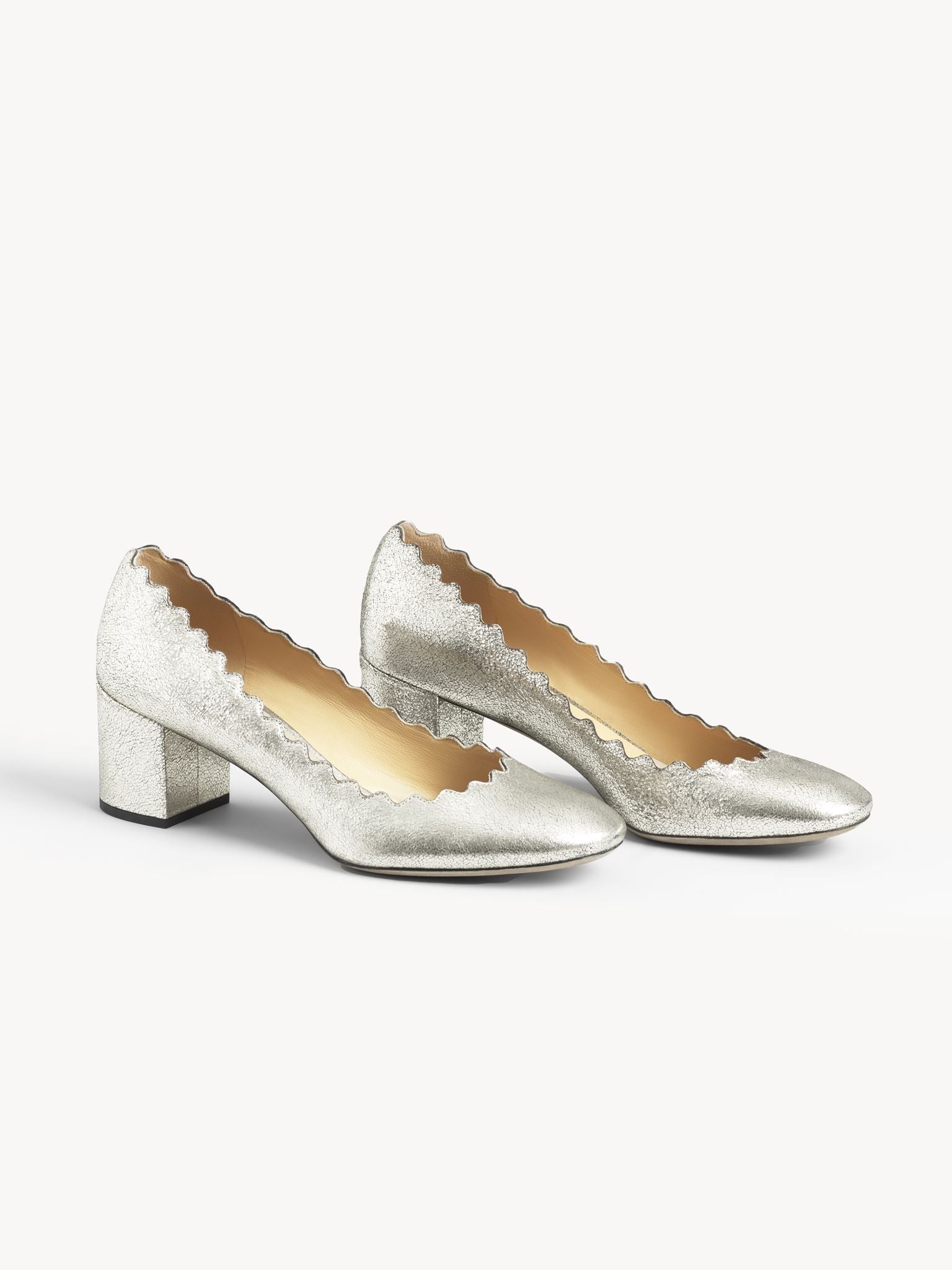 Escarpins Lauren en cuir - Grey Glitter