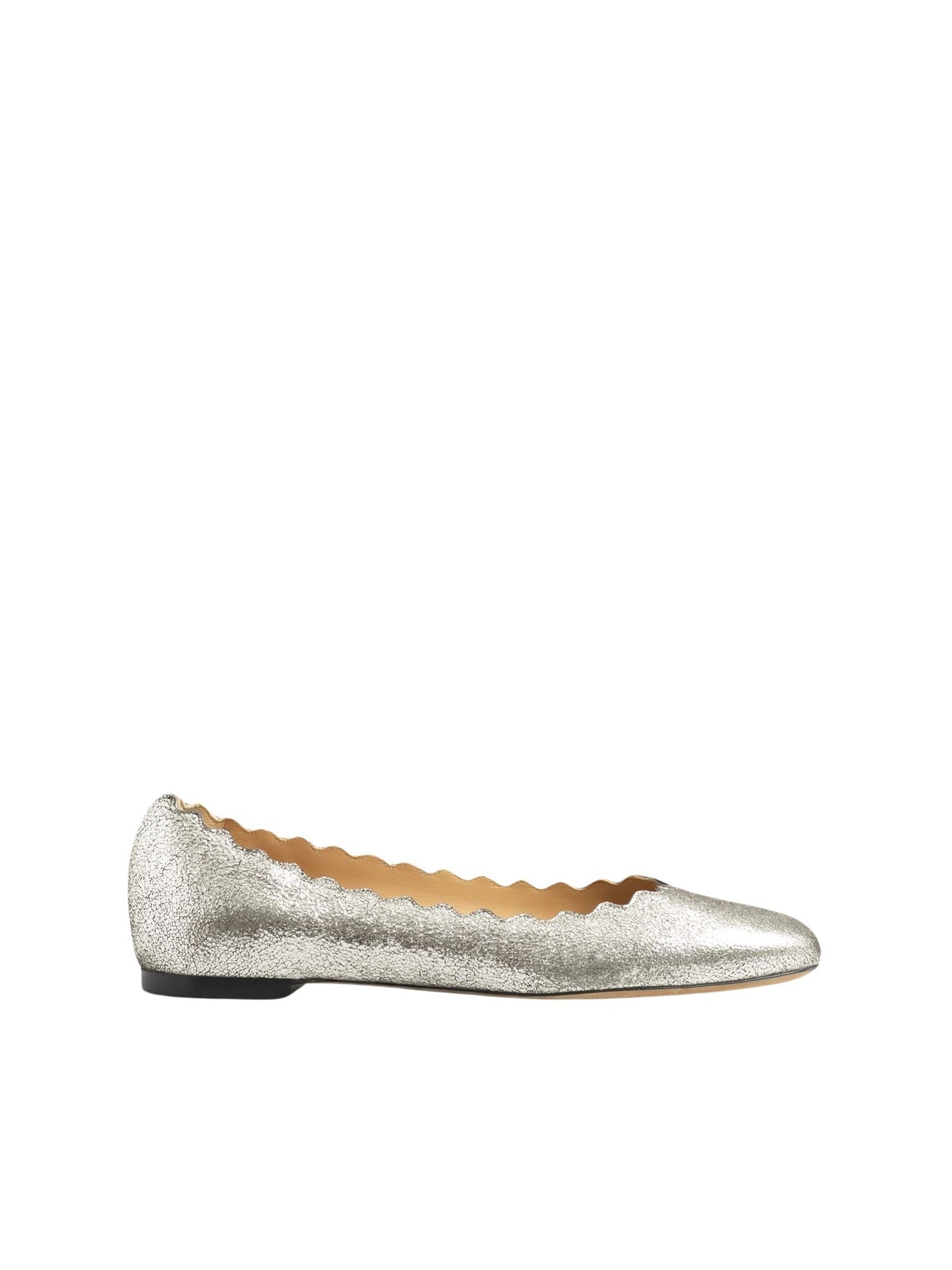 Ballerines Lauren en cuir - Grey Glitter