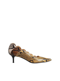 Escarpins Layren à talon en cuir - Multicolor Yellow