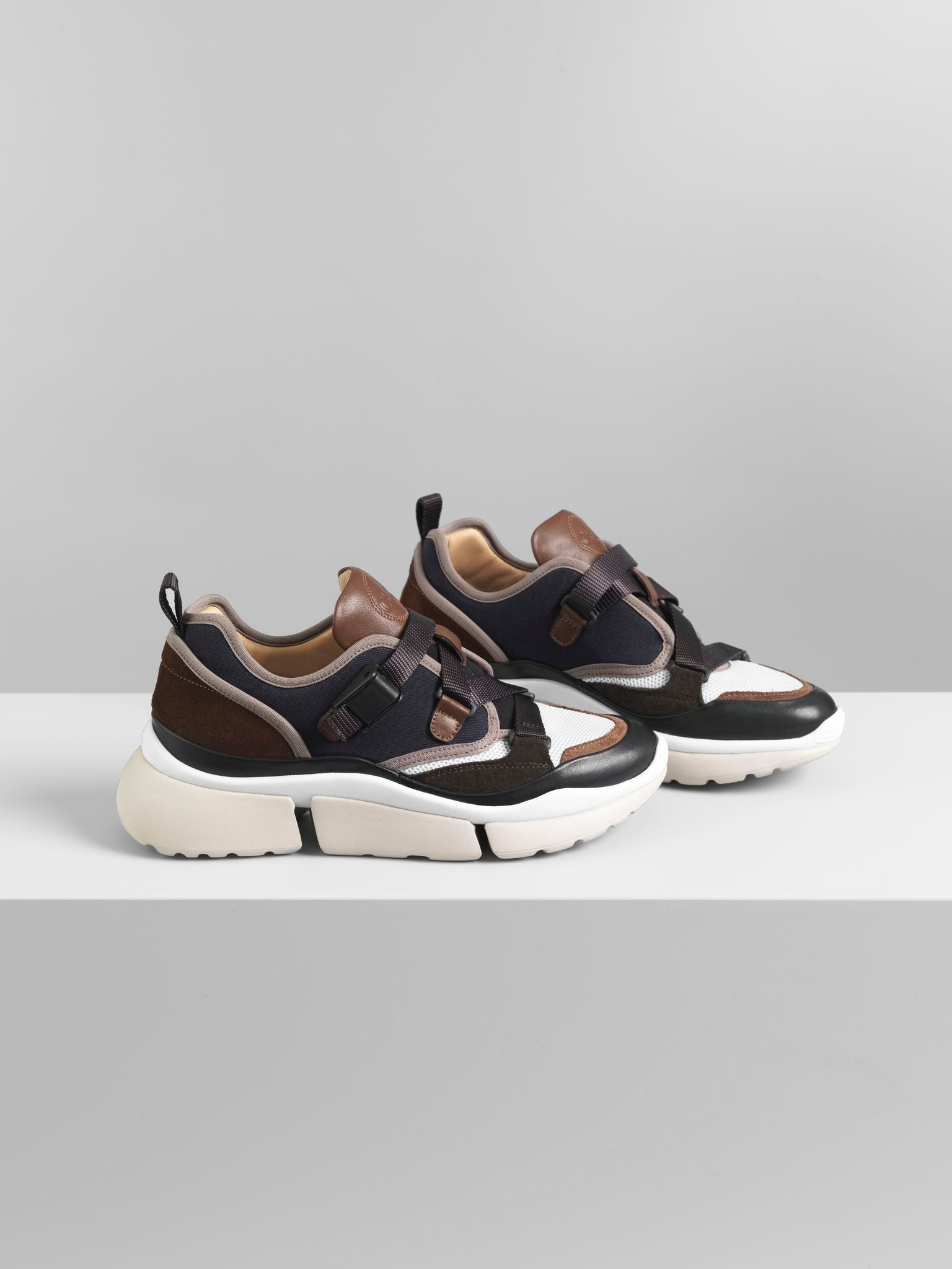 Sneakers Sonnie en cuir - Navy Ink