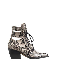 Bottines Rylee ajourées en cuir - Gold