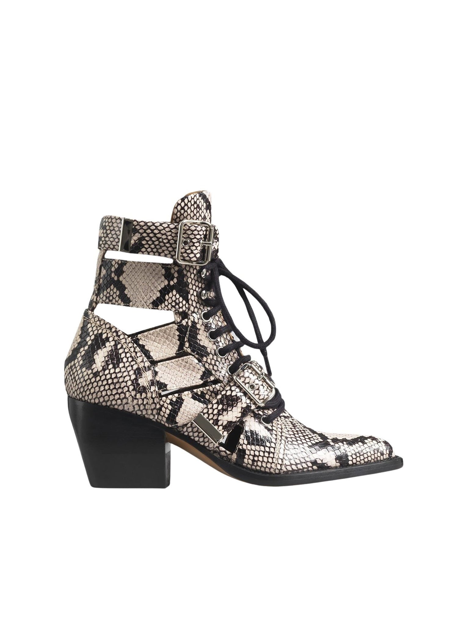 Bottines Rylee ajourées en cuir - Gold