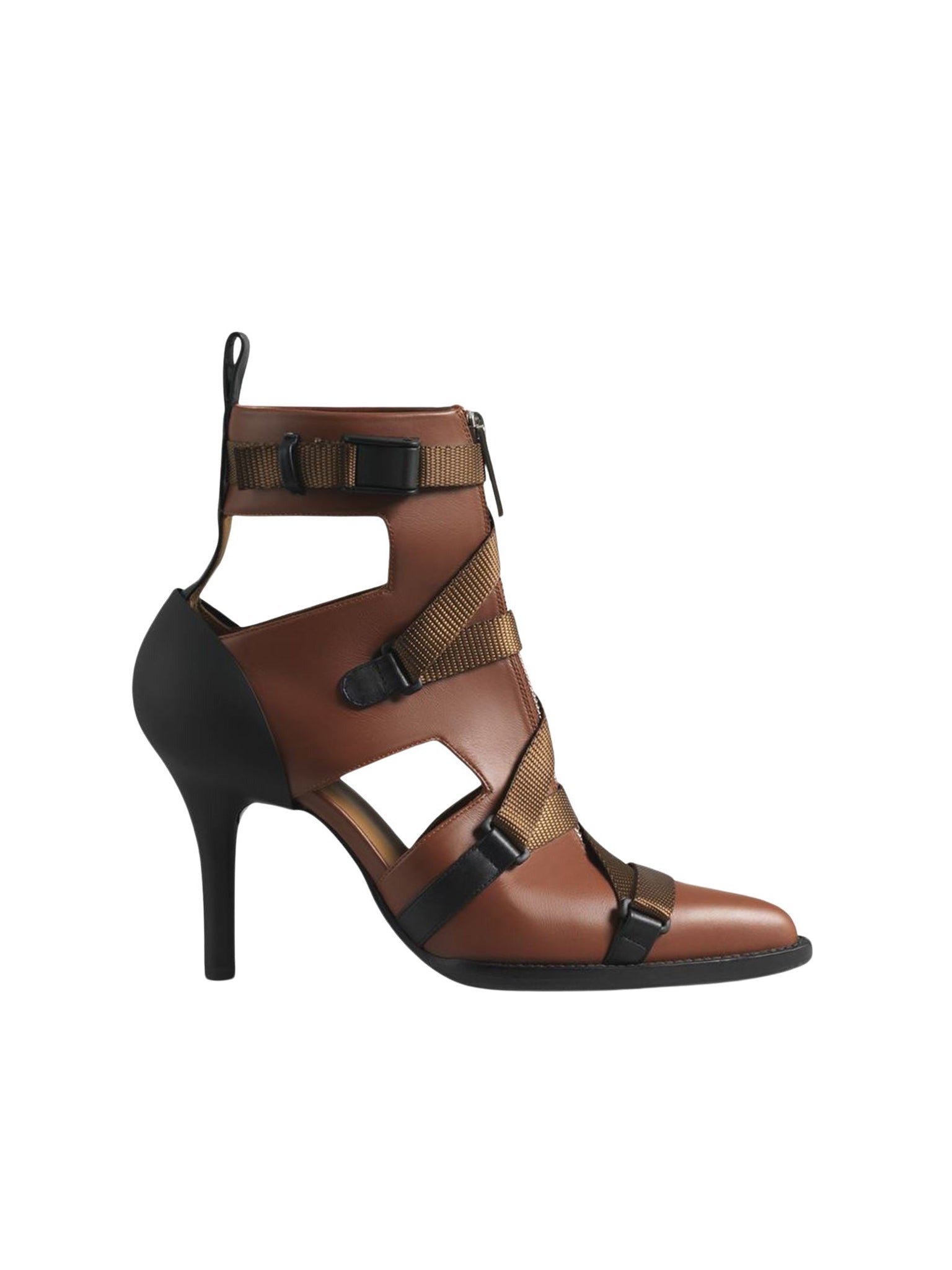 Bottines courtes Tracy en cuir - Brun Sépia