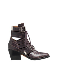 Bottines Rylee en cuir - Pearly Black