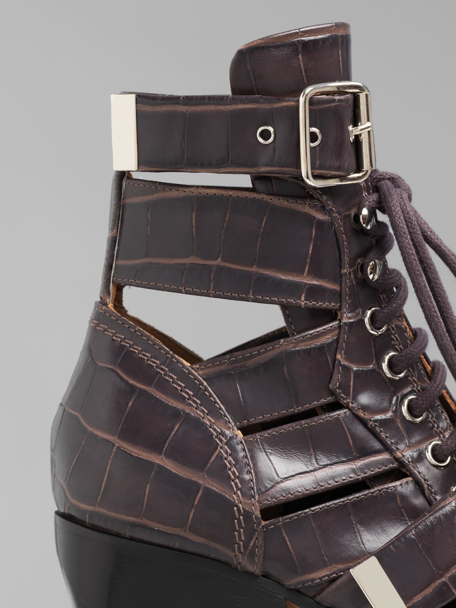 Bottines Rylee en cuir - Pearly Black
