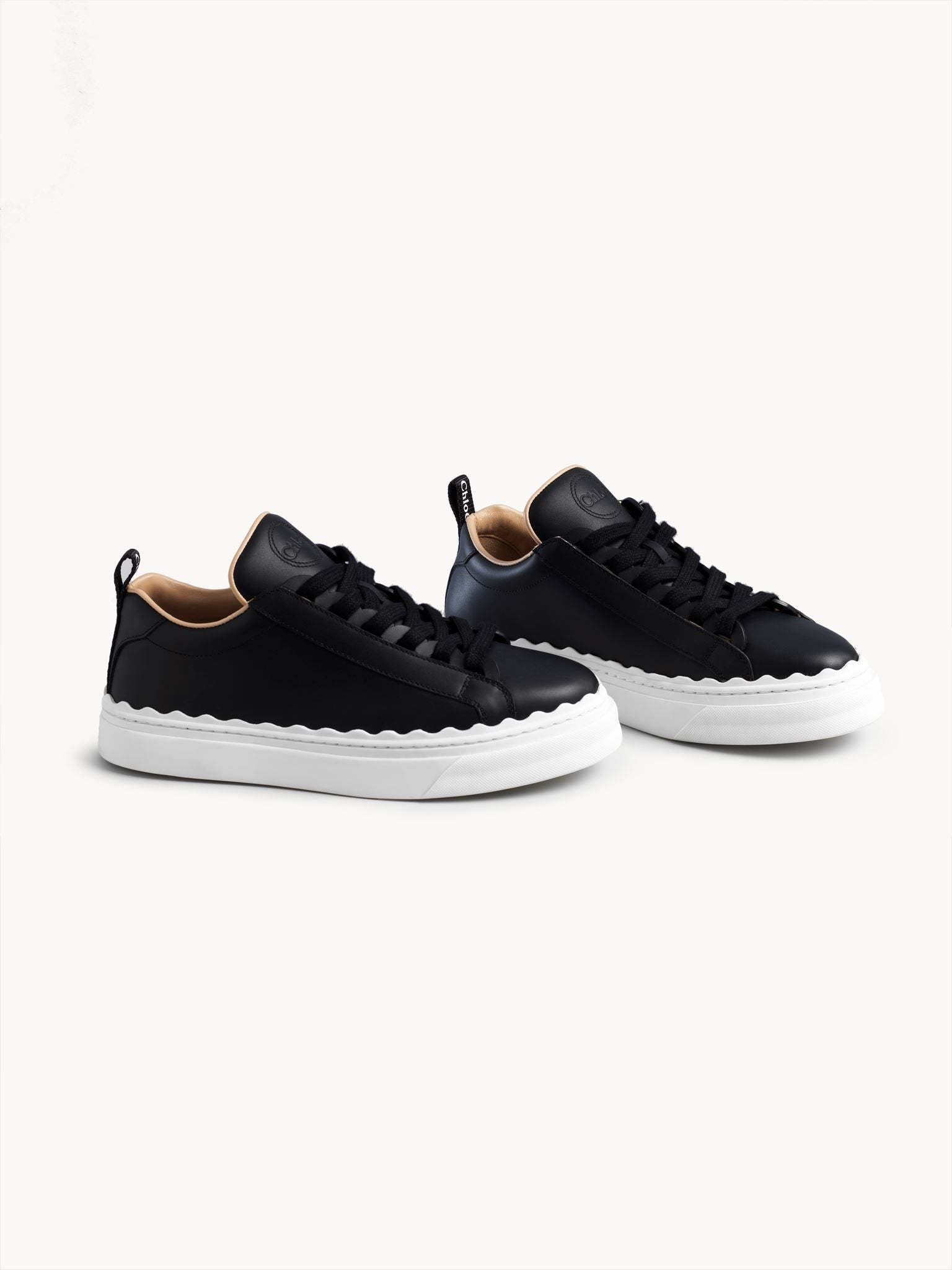 Sneakers Lauren en cuir - Black