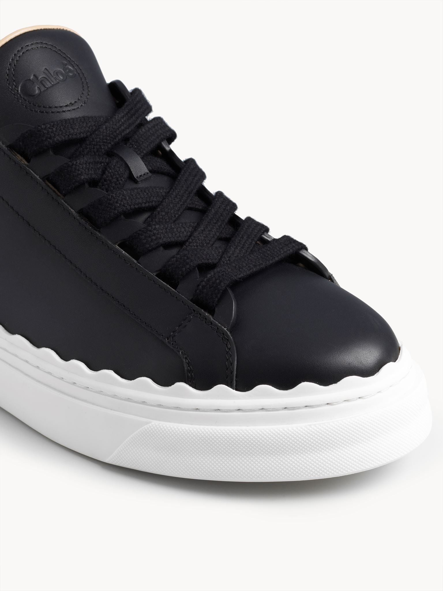 Sneakers Lauren en cuir - Black