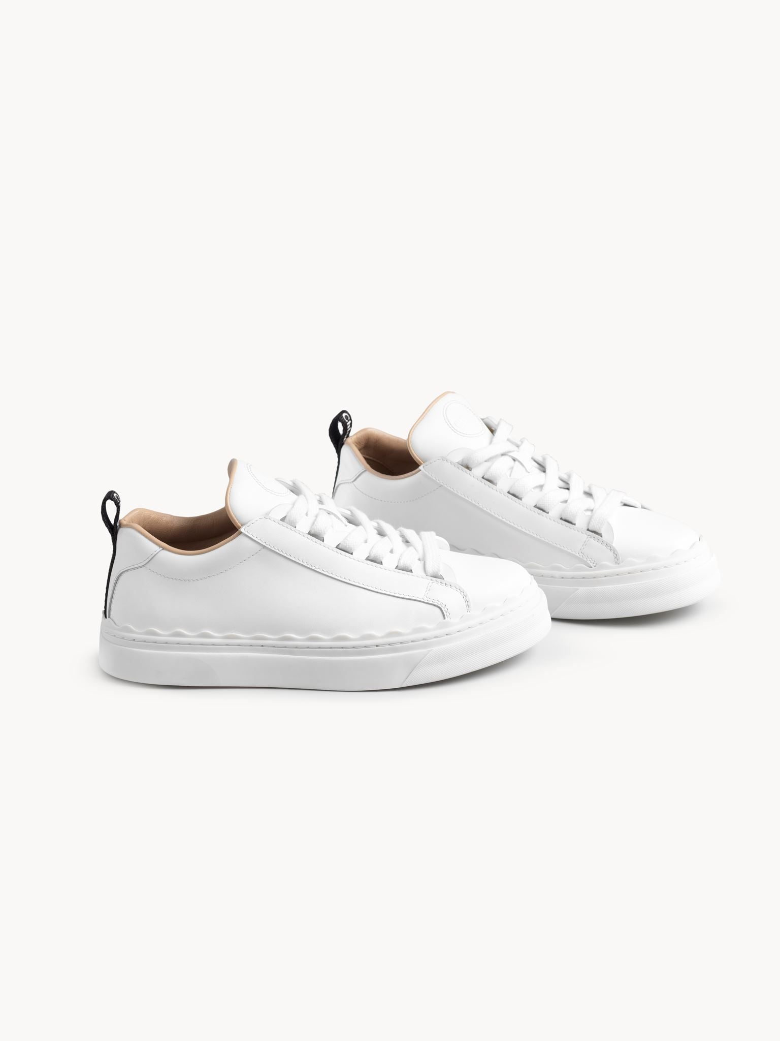 Sneakers Lauren en cuir - White