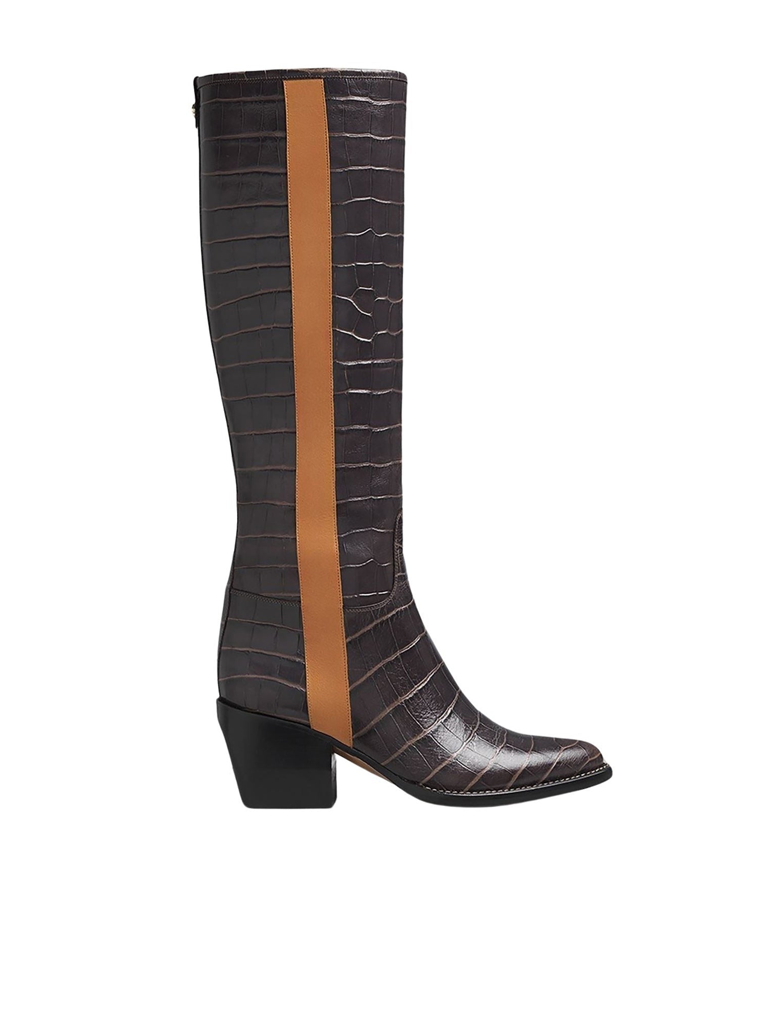 Bottes Vinny en cuir - Pearly Black