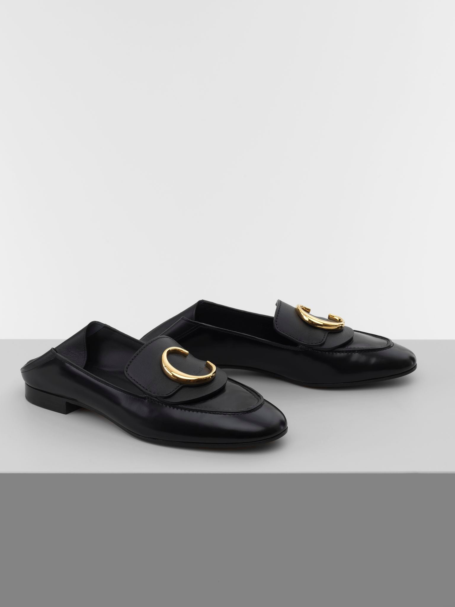 Mocassins Chloé C en cuir - Black