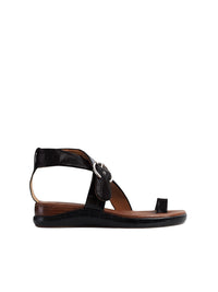 Sandales Wave en cuir - Black