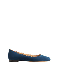 Ballerines Lauren en cuir - Majolica Blue