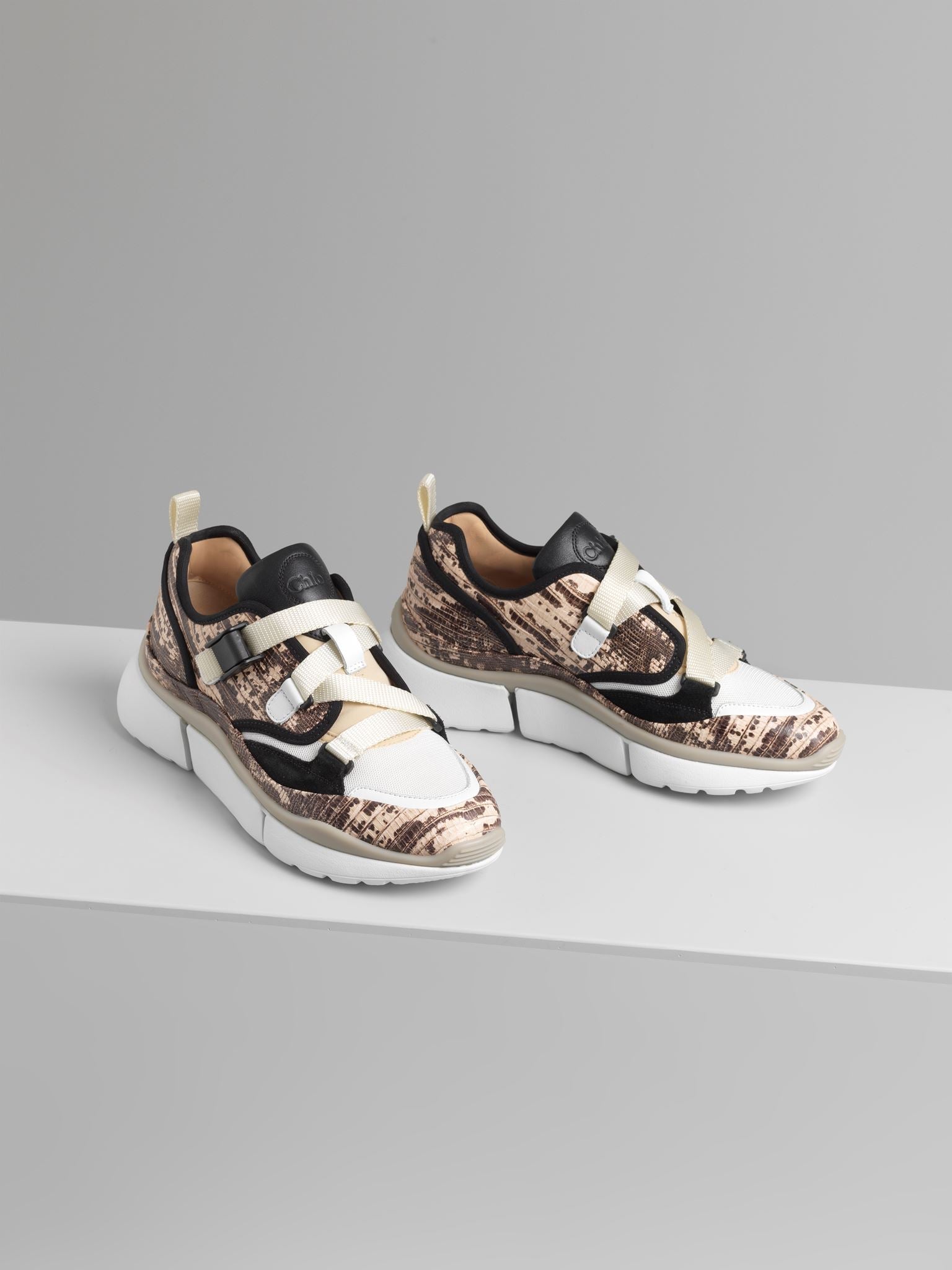 Baskets Sonnie en cuir - Eternal Grey