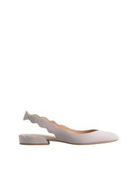 Ballerines Laurena en cuir - Elephant Grey