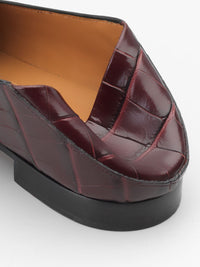 Mocassins Chloé C en cuir - Deep Purple