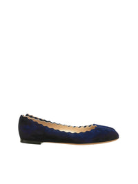Ballerines Lauren en cuir - Blue Lagoon